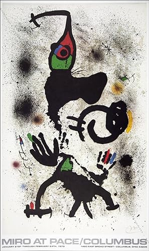 Joan MIRO. Miro At Pace / Columbus. (Affiche d'exposition / exhibition poster).