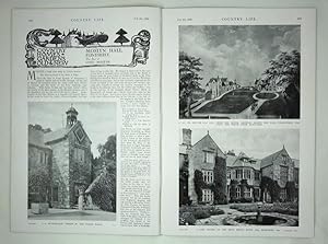 Original Issue of Country Life Magazine Dated February 6th 1926 with a Main Feature on Mostyn Hal...
