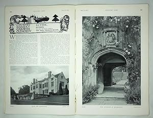 Original Issue of Country Life Magazine Dated September 7th 1907 with a Main Feature on Glynde in...