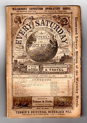 Every Saturday / Volume IV, No.94, October 19, 1867 / original Wraps. Stephen Woolcombe