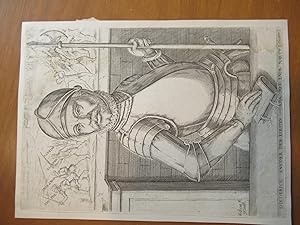 Diederick Snyder Den Eersten Ada Myt Ende Naect Loopep -Original Woodcut Portrait By Christopher ...