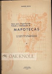 GUIA PARA ORGANIZACION, FICHADO Y CATALOGACION DE MAPOTECAS