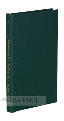 MAPOTECA GEOLOGICA AMERICANA, A CATALOGUE OF GEOGRAPHICAL MAPS