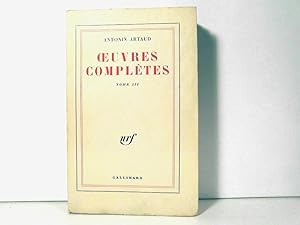 Oeuvres complètes III