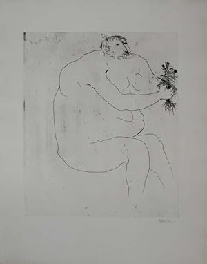Drawings for the Iliad (with six original signed etchings by Leonard Baskin: two impressions each...