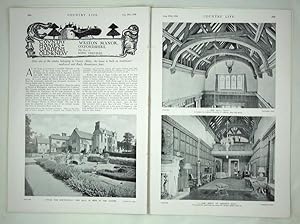 Original Issue of Country Life Magazine Dated August 25th 1928 with a Main Feature on Weston Mano...
