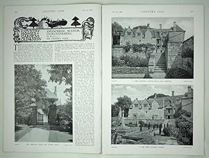 Original Issue of Country Life Magazine Dated October 1st 1927 with a Main Feature on Snowhill Ma...