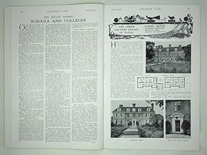 Original Issue of Country Life Magazine Dated September 3rd 1927 with an article on Basing House,...