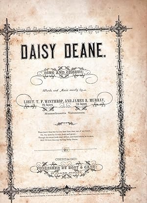 DAISY DEANE (Civil War Sheet Music)