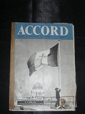 Accord. Revue Mensuelle Illustrée N°9 - Août 1944
