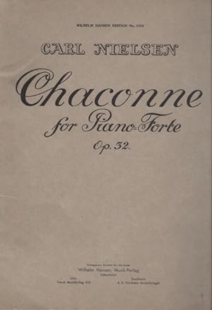 CHACONNE for Pianoforte, Op 32