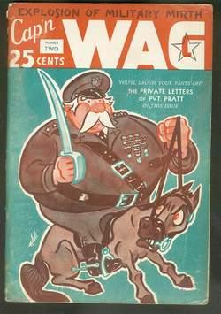 CAP'N WAG Volume 1 #2; ( Explosion of Military Mirth; April 15 1941; Wartime Humor, Jokes & Carto...