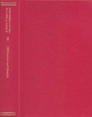 Proceedings of the British Academy 101 : 1998 Lectures and Memoirs