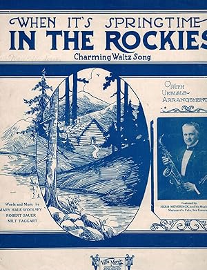 When It's Springtime in the Rockies - Herb Meyerinck Cover - Vintage Sheet Music