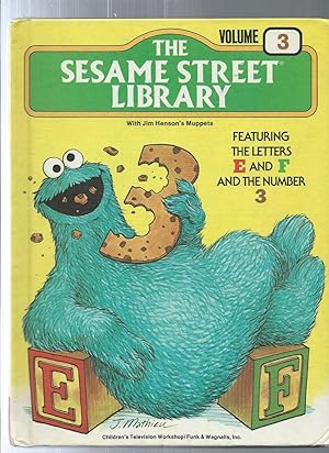 The Sesame Street Library featuring the letters E and F and the number 3