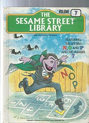 The Sesame Street Library vol 7 featuring the letters N, O and P and the number 7