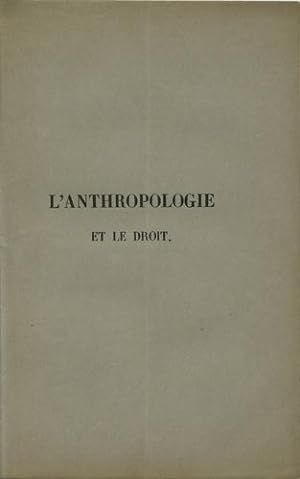 L'anthropologie et le droit