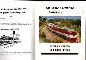 South Australian Railways, The : Offers A Career For You Future