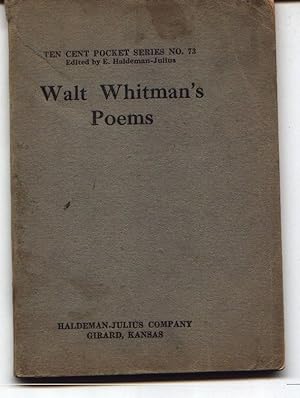 Walt Whitman's Poems (Ten Cent Pocket Series No. 73)