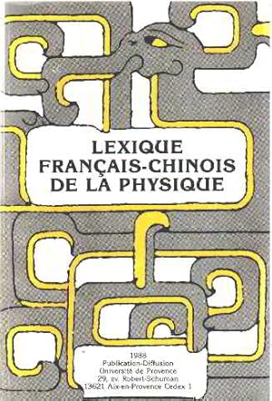 Lexique français-chinois de la physique