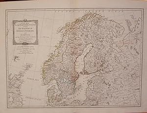 A New Map of the Northern States containing the Kingdoms of Sweden, Denmark and Norway; with the ...