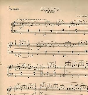 Gladys Caprice - Vintage Sheet Music