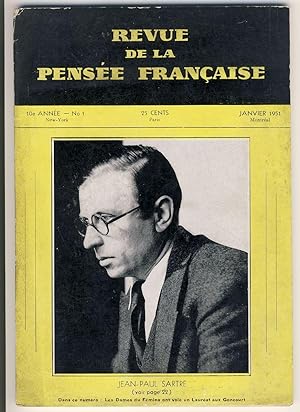 Revue de la pensée française . 10e année - N° 1 , Janvier 1951