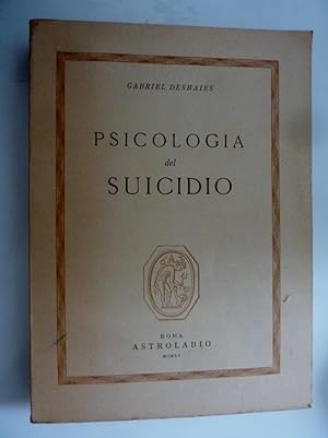 "Psicologia e Vita, 1 - PSICOLOGIA DEL SUICIDIO"