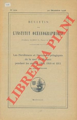 Les Péridiniens et Diatomées pélagiques de la mer de Monaco pendant les années 1909, 1910, 1911.