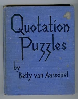 Quotation Puzzles: A Book of Numerical Enigmas Based on Quotations from Well-Known Authors