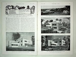 Original Issue of Country Life Magazine Dated Feb 11th 1933 with a Main Feature on High Cross Hil...