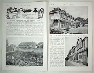 Original Issue of Country Life Magazine Dated Jan 5th 1935 with a Main Feature on Horselunges Man...