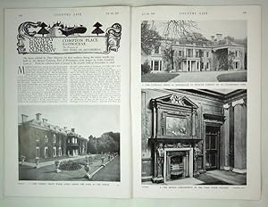 Original Issue of Country Life Magazine Dated Feb 9th 1935 with a Main Feature on Compton Place, ...