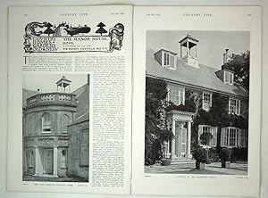 Original Issue of Country Life Magazine Dated July 24th 1920 with a Main Feature on The Manor Hou...