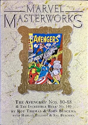 MARVEL MASTERWORKS Vol. 117 (Variant Gold Foil Edition) : The AVENGERS Nos. 80-88 & The INCREDIBL...