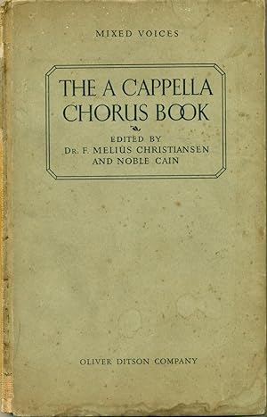 THE A CAPPELLA CHORUS BOOK FOR MIXED VOICES