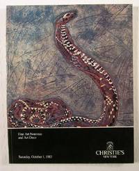 Christie's : Fine Art Nouveau and Art Deco : New York : October 1, 1983 : Sale No. BREUER 5404