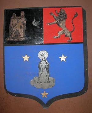 Armoiries de l'abbaye de la Trappe de Bricquebec.