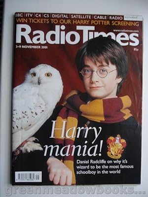 HARRY POTTER COVER AND DANIEL RADCLIFFE FEATURE in RADIO TIMES