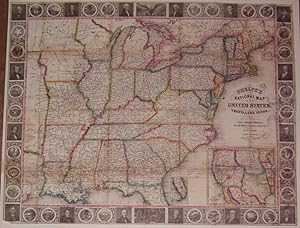Phelps's National Map of the United States, a Traveller Guide. Embracing the Principal Rail Roads...