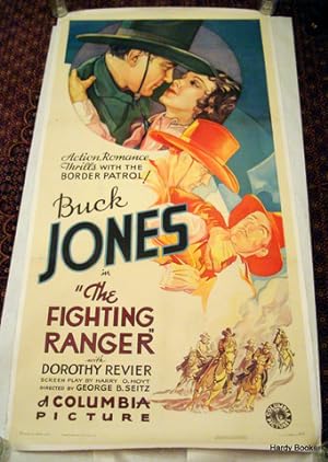 ORIGINAL MOVIE POSTER: "THE FIGHTING RANGER" 1934 LINEN MOUNTED