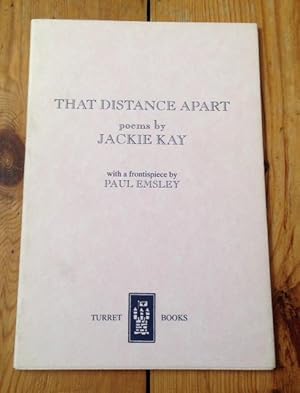 That Distance Apart : Poems By Jackie Kay