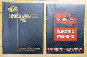 Dominion Appliance Company washer catalogues