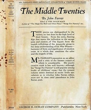 The Middle Twenties [SIGNED AND INSCRIBED]