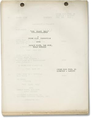 The Black Doll (Original post-production script for the 1938 film)