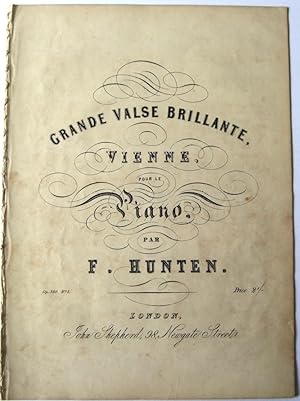 Grande Valse Brillante, Vienne, pour le piano.