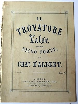 Il Travatore. Valse for the piano forte.