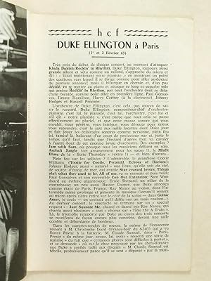 Bulletin du Hot Club de France. n° 125 - Février 1963 [ Avec : Duke Ellington à Paris ]