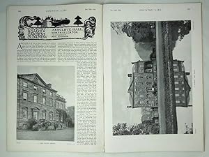 Original Issue of Country Life Magazine Dated December 25th 1920 with a Feature on Arncliffe Hall...