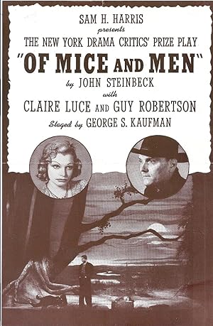 PLAYBILLS: OF MICE AND MEN and PIPE DREAM